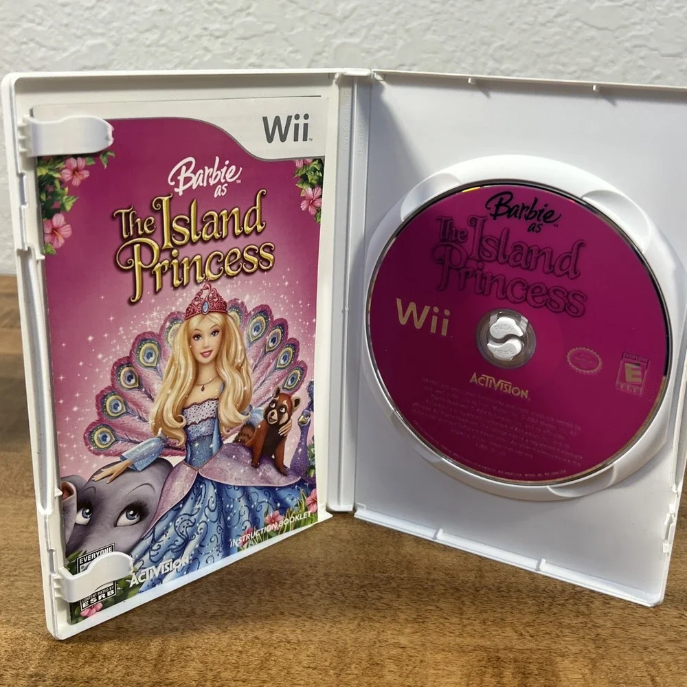 Barbie Horse Adventures: Riding Camp & The Island Princess Lot Nintendo Wii CIB